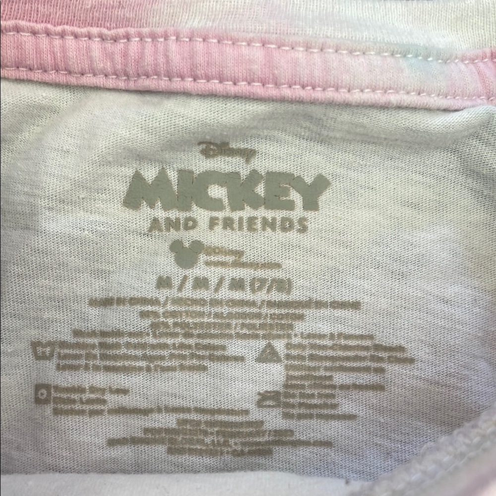 Disney Mickey and Friends Pastel Tie-Dye Kids T-Shirt - Picture 6 of 7